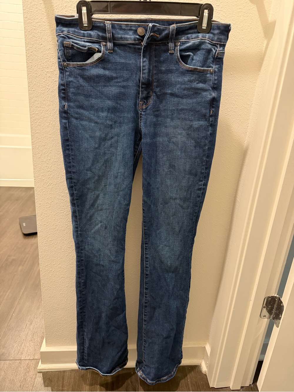 American Eagle Outfitters Women's Dark Blue Bootcut Jeans